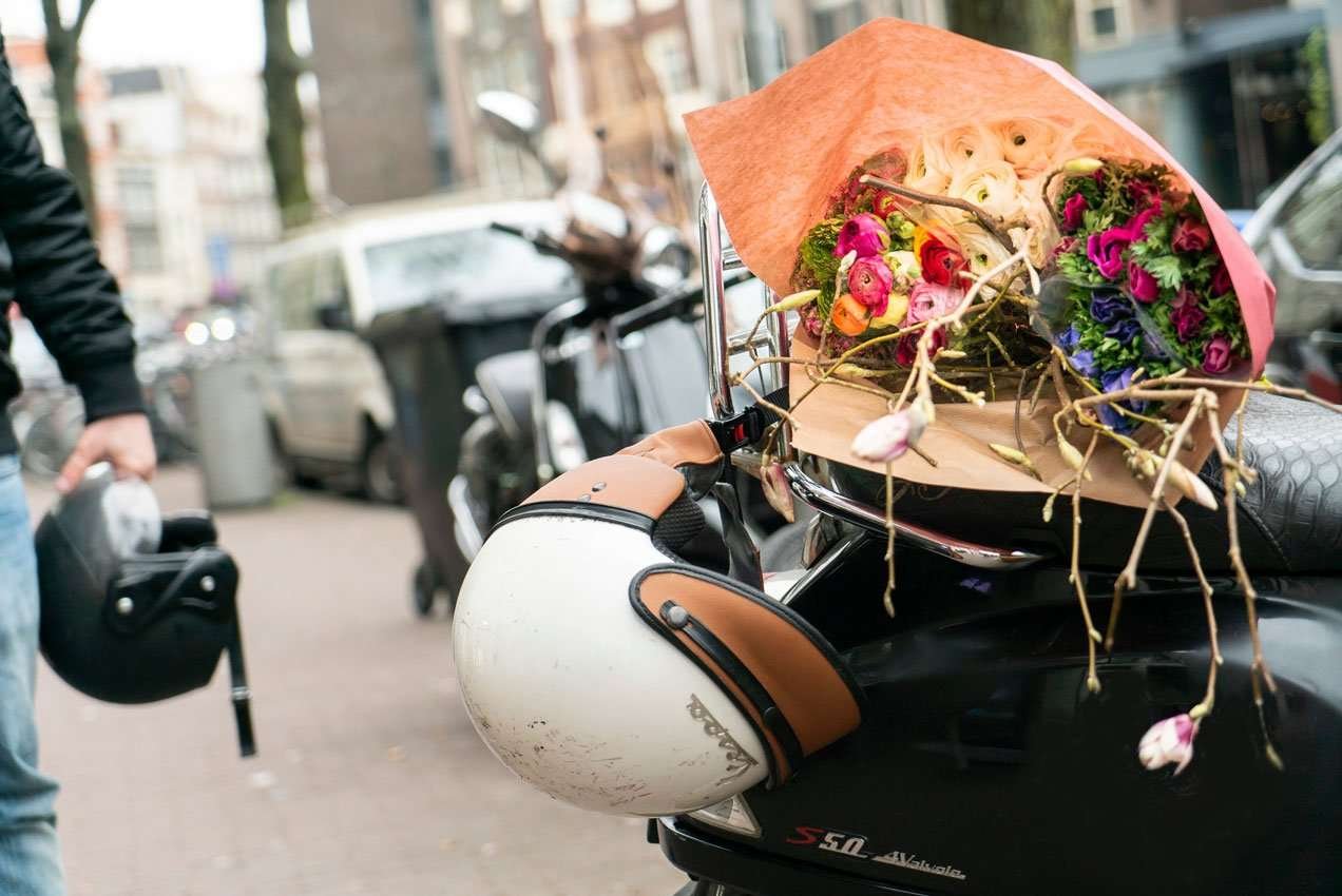 Kukkia Amsterdamista