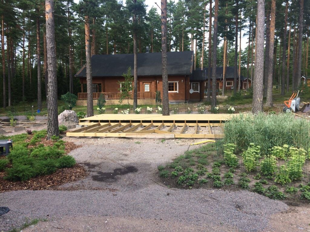 huvilanterassirakenteilla